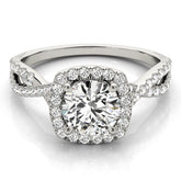 Halo Engagement Ring - TN84747